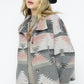 Women’s Crop Blanket Jacket  Outerwear 30012J