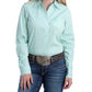Shirts Women’s Cinch Shirt Blue & Green Stripe MSW9164165