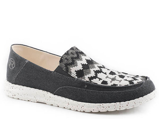 Women’s Shoes Roper Black&white   Aztec 09-021-1794-3081