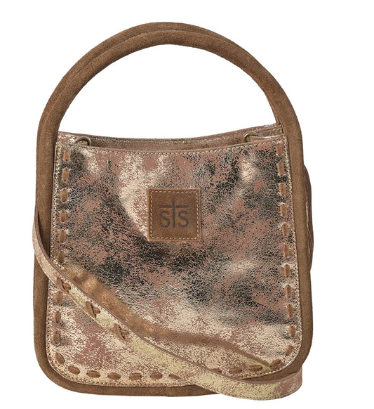 Purses STS Ranchwear Flaxen Roan Sugar Satchel STS31226