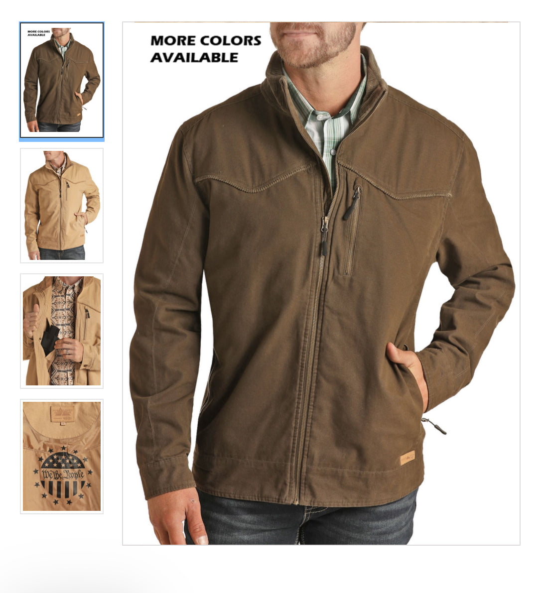 OUTERWEAR Men’s  Canvas Jacket PRMO92RZYR