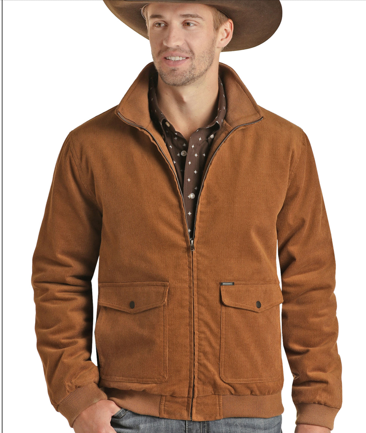 Outerwear Men’s Cotton Solid Bomber Coat RRMO92RZX2