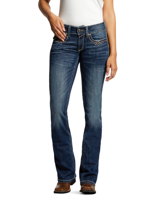 Jeans Women’s Ariat REAL Boot Cut Entwined Festival Blue 10025286