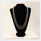 Jewelry NECKLACE GRAY CRYSTAL beads DN01629