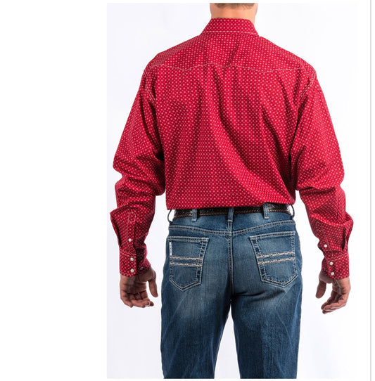 Sale Shirts Men’s Cinch Red Snap MTW1682006