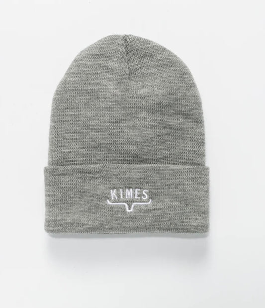 Hats Beanies Kimes Huxton EMB Beanie Light Grey