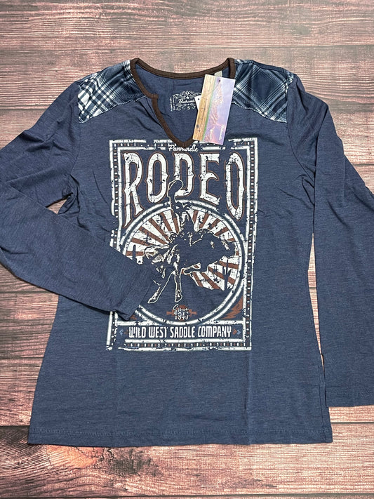 Shirts Women’s Panhandle Long Sleeve Graphic Tee Yokes WLWT22R013