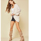 Women’s cardigan sweater  Available in Oatmeal and Heather grey 2-887-1P