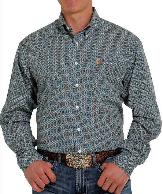 Shirts Men's Cinch Blue MTW1105379