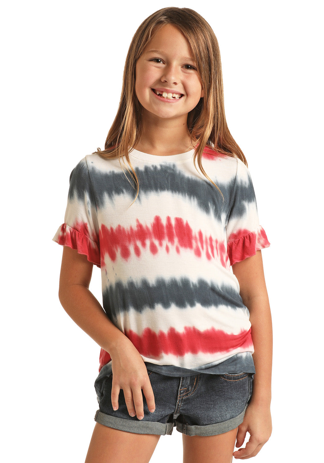 Tie Dye Print Tee Children’s RRGT21RZNO Kid’s Shirts