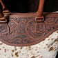 Purses Bags American Darling Tooled Hide Tote ADBGI105B