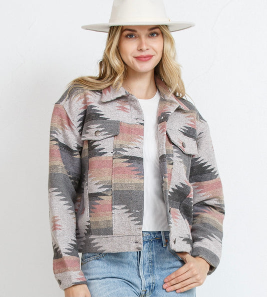 Women’s Crop Blanket Jacket outerwear 31273J