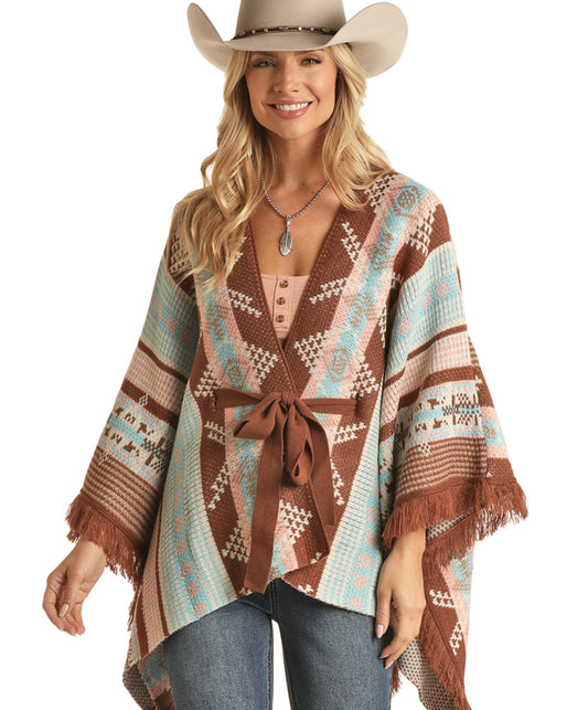 Outerwear Women’s Rock n Roll Poncho RRWT95R04T