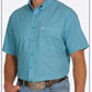 Shirts Men’s Cinch Arenaflex Short Sleeve Blue with Diamond Print MTW1704101