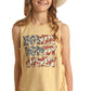 Shirts Girl’s Rock&Roll Fringe Tank RRGT20R110