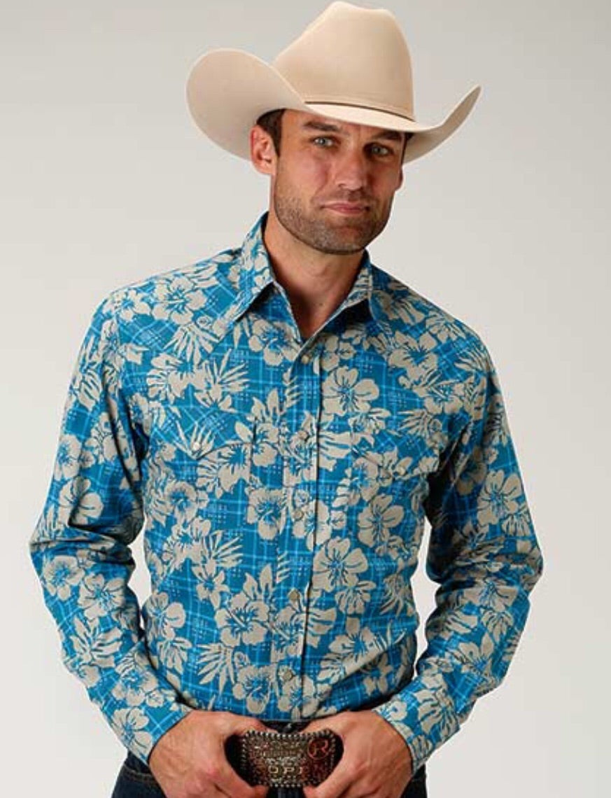 Shirts Men’s Hawaiian- Western snap shirt. Men’s Shirt