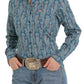 Shirts Women’s Cinch Long Sleeve Cactus Print MSW9164197