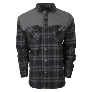 Outerwear Mens STS Logan Charcoal Plaid STS-8148