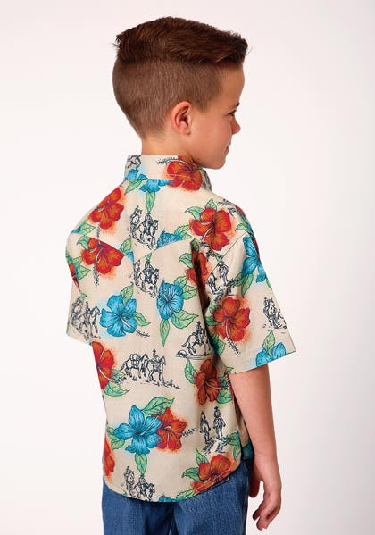 Shirts Kid’s Trail Ride Tropical Western Style 03-031-0064-0366