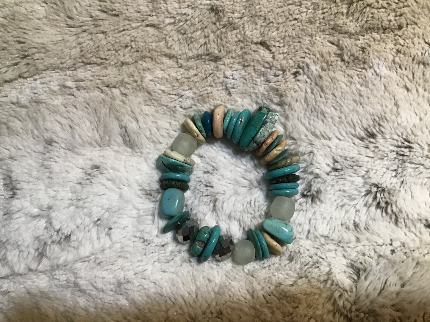 Handmade real stone bracelet