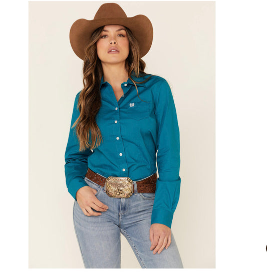 Shirts Women’s Cinch Shirt Teal MSW9164167