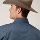 Shirts Mens Roper Geo Print Blue