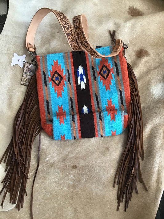 Purses Bags  Aztec Fringe ADBG207DAR