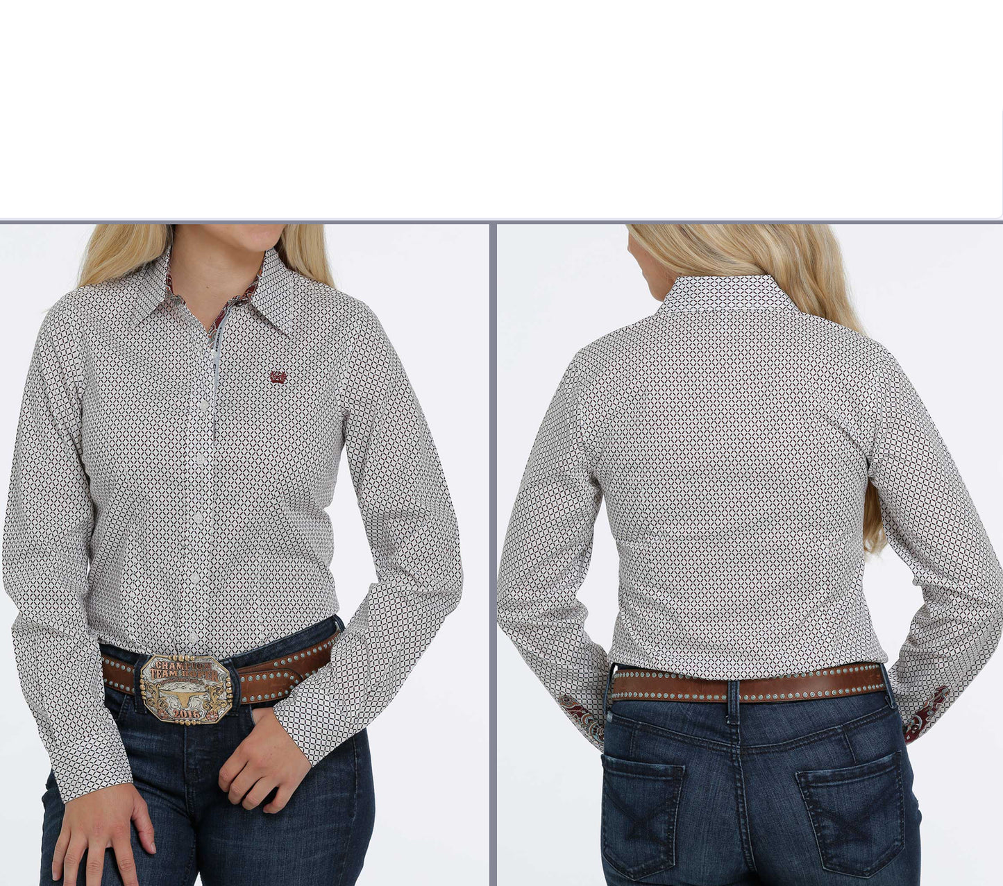 Women’’s Long Sleeve Cinch Shirt MSW9165010