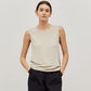 Shirts Womens Rib Shell Tank Top Grade &  Gather 40796 Three colors