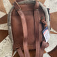 Purses American Darling tooled leather and cowhide Backpack ADBGS156BRAH