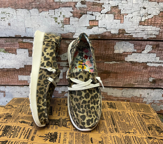 Women’s Shoes Holly Runner GJSP0209-966 Tan Leopard