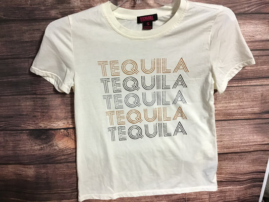 Shirts Juniors SS Tee Tequila Ecru 49T3242