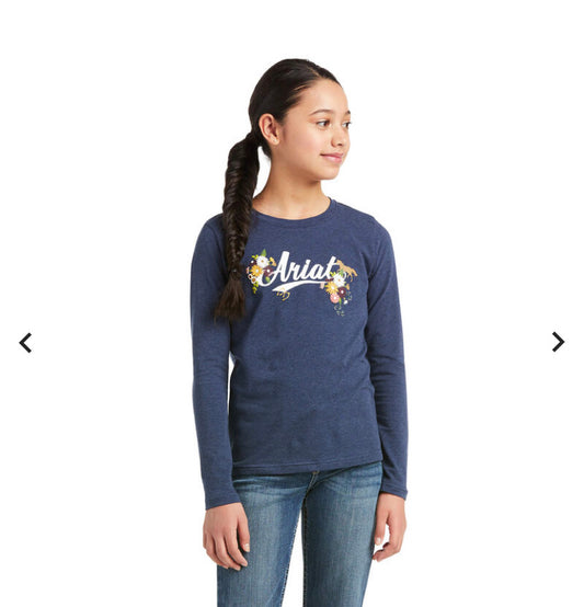 Shirts Kids Ariat Flora Fauna Long Sleeve Tee 10036979