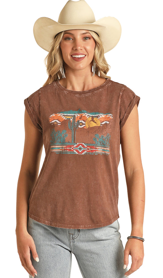 Shirt Women’s Rock&Roll Muscle Tee RRWT20R0YE