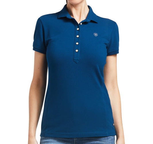 Shirts Women’s Ariat SS Polo Blue Opal 10039471