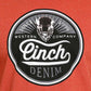 Shirt Men’s Cinch Heather Orange Shirt MTT1690544