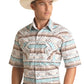 Shirts Men’s Short Sleeve Turquoise Aztec RSMS1SRZDN