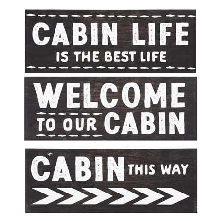 Wooden  Cabin signs home decor CB178685