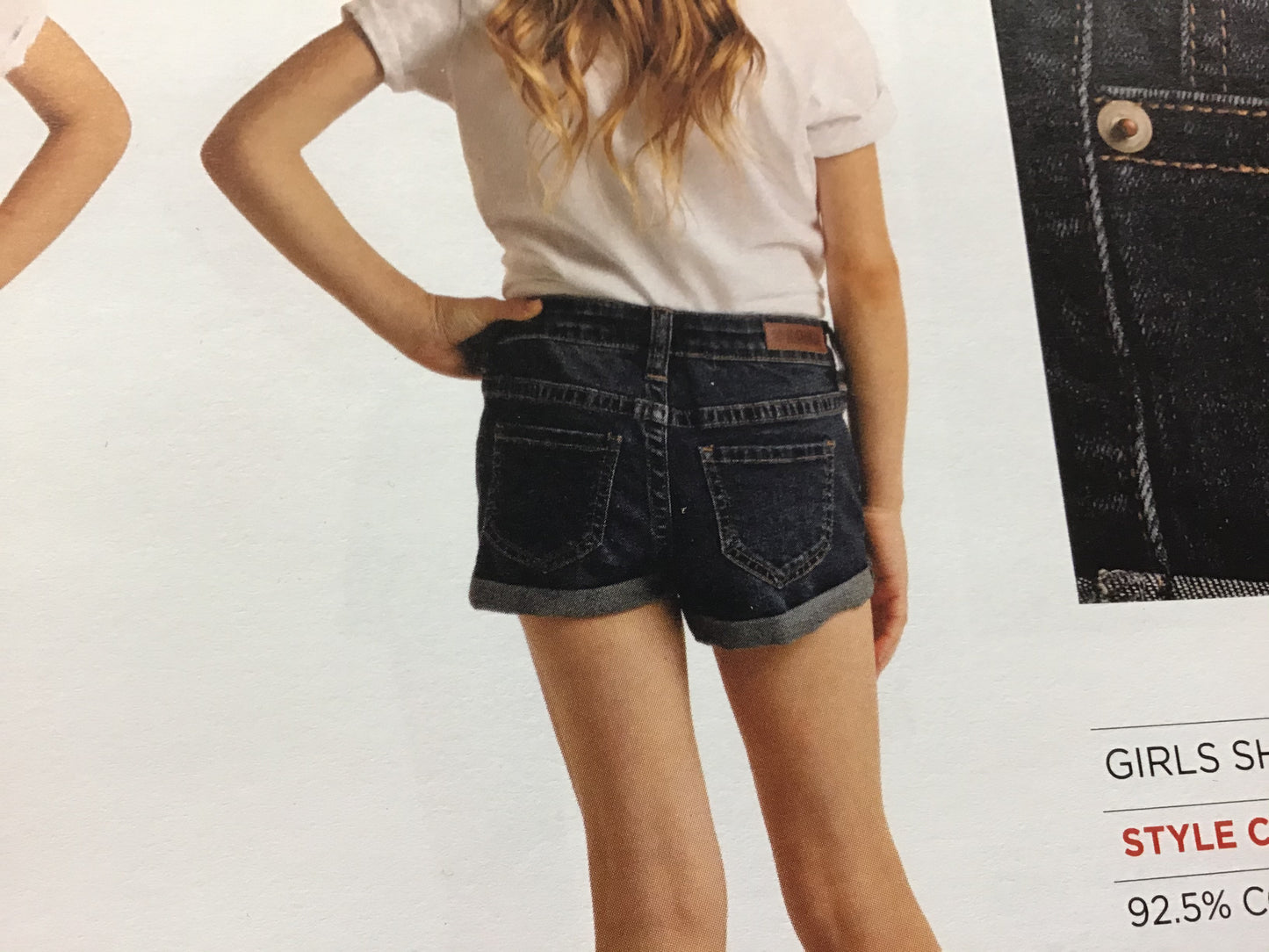 Kid’s Shorts Exchange only no refunds.  Girl’s Shorts Dark Wash G9_3717