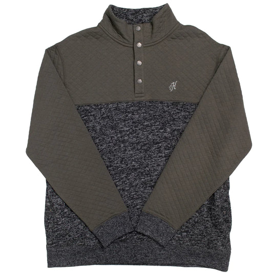 Outerwear Mens Hooey Charcoal Pullover HH1195CH