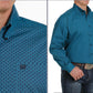 Shirts Men's Sale as is no returns Cinch Teal MTW1105306