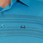Shirts Men’s Cinch Arenaflex Polo Blue with Black Print MTK1865015
