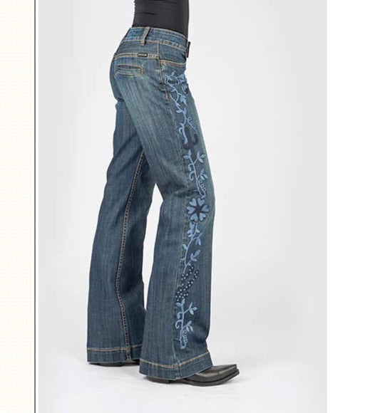 Jeans Women’s Stetson Floral and cactus Trouser