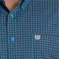Shirts Men’s Cinch Long Sleeve Blue Burst Pattern MTW1105251