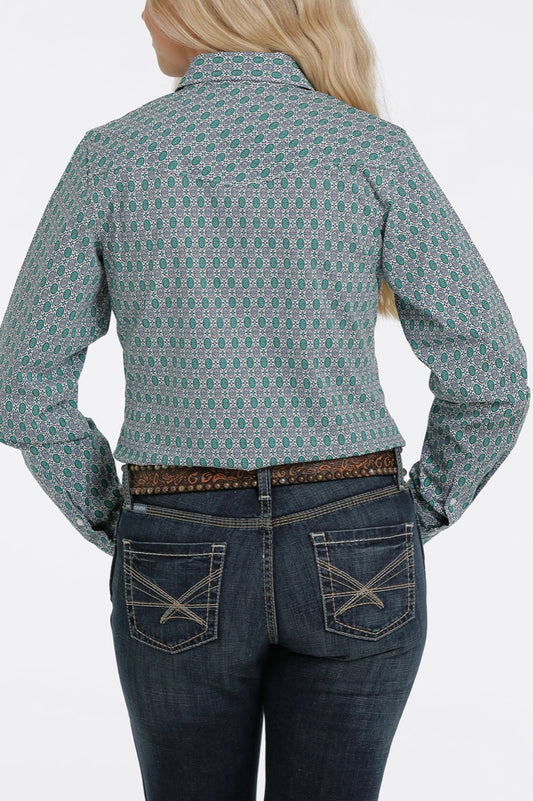 Shirts Women’s Cinch Long Sleeve Multi-Color Pearl-Snap MSW9201031