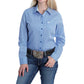 Shirts Women’s Cinch Shirt Blue Gingham w/ Green Polka Dots MSW9164164