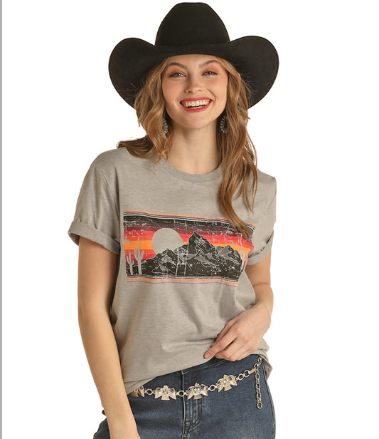 Shirts Rock&Roll Graphic Tee RRUT21R061