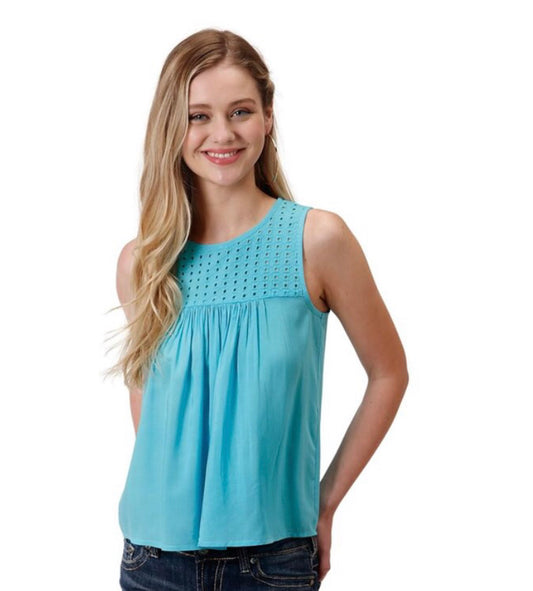 Shirts Women’s Roper Eyelet Swing Tank 03-052-0592-2087