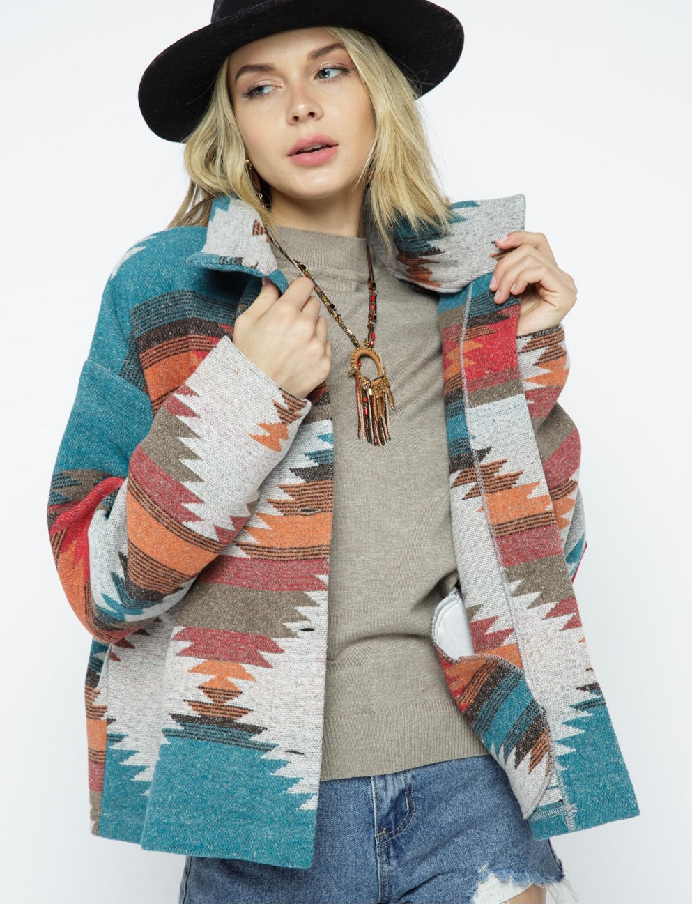 Women’s Crop Blanket Jacket Outerwear 30012J – Shop Wild West