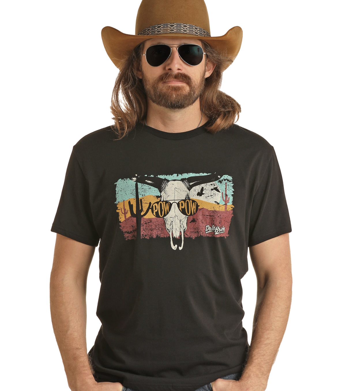 Shirts Men’s Women’s Rock&Roll Dale Brisby Graphic Tee RRUT21R06E Exchange only. As is No refunds on Sale Items